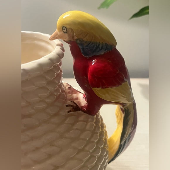 Jose Cuervo Ceramic Pitcher 2 qt Parrot Handle Tequila Barware 8” Vintage 1984 - Picture 2 of 6